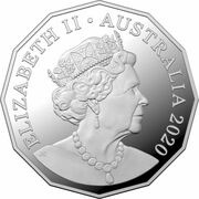 50 Cents - Elizabeth II 6th Portrait - Afghan Cameleers - Silver Proof obverse image