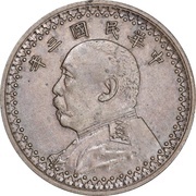 5 Fen Pattern; "Fat Man dollar" type; nickel; with G.L. obverse image