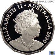 50 Cents - Elizabeth II 6th Portrait - Fine Silver Proof obverse image