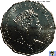 50 Cents - Elizabeth II 6th Portrait - 100 Years RAAF - Century of Air Power obverse image