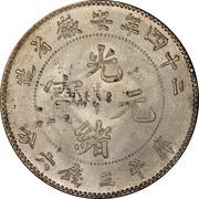 50 Fen - Guangxu Eight characters obverse image