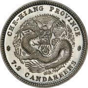 10 Fen - Guangxu Pattern, China, 1902 reverse image