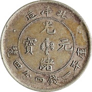 20 Fen - Guangxu Pei Yang obverse image