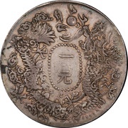 1 Yuan Tianjin, China, 1889 reverse image