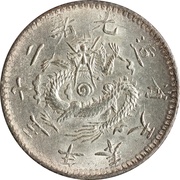 ½ Jiao - Guangxu, China, 1899 reverse image