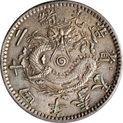 1 Jiao - Guangxu, China, 1898 reverse image