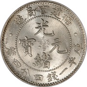 20 Fen - Guangxu Five characters obverse image