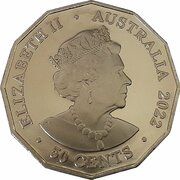 50 Cents - Elizabeth II 6th Portrait - 22nd Commonwealth Games Birmingham obverse image