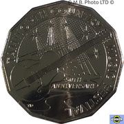 50 Cents - Elizabeth II 6th Portrait - Tamworth Country Music Festival, Australia, 2022 reverse image