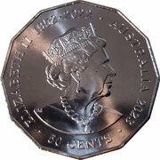 50 cents In the name of Elizabeth II; 6th Portrait - 60 Years Bathurst Great Race obverse image