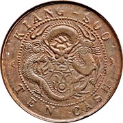 10 Cash - Guangxu, China, 1904-1905 reverse image