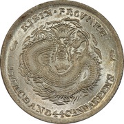 20 Fen - Guangxu, China, 1908 reverse image