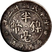 ½ Jiao / 5 Cents obverse image