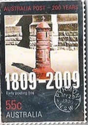 55 Cents - Elizabeth II 4th Portrait - Australia Post, Australia, 2009 reverse image