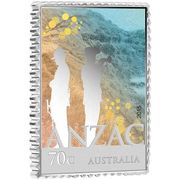 70 Cents - Elizabeth II 4th Portrait - 100 Year ANZAC Anniversary, Australia, 2015 reverse image