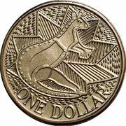 1 Dollar - Elizabeth II 3rd Portrait - First Fleet Bicentenary, Australia, 1988 reverse image