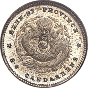 5 Fen - Guangxu Pattern, China, 1898 reverse image