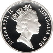 1 Dollar - Elizabeth II 3rd Portrait - International Year of Peace - Masterpieces in Silver obverse image