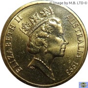 1 Dollar - Elizabeth II 3rd Portrait - Landcare Australia obverse image