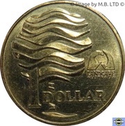1 Dollar - Elizabeth II 3rd Portrait - Landcare Australia reverse image