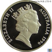 1 Dollar - Elizabeth II 3rd Portrait - Father of Federation - Silver Proof obverse image