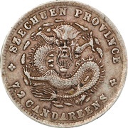 10 Fen - Xuantong, China, 1909-1911 reverse image