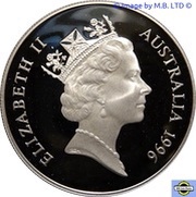 1 Dollar - Elizabeth II 3rd Portrait - 30th Anniversary - Decimal Currency Silver Proof obverse image