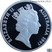 1 Dollar - Elizabeth II 3rd Portrait - Sir Charles Kingsford Smith - Silver Proof obverse image