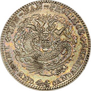 20 Fen - Guangxu, China, 1908 reverse image