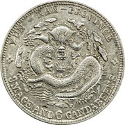 50 Fen - Guangxu, China, 1908 reverse image
