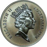 1 Dollar - Elizabeth II 3rd Portrait - Silver Kangaroo obverse image