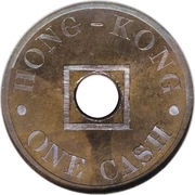 1 Cash - Victoria Trial Strike obverse image