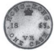 1 Cash - Victoria Trial Strike obverse image