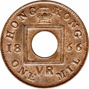 1 Mil - Victoria obverse image