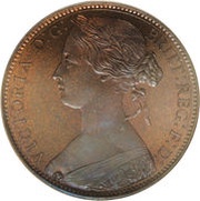 1 Cent - Victoria Trial Strike obverse image