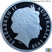 1 Dollar - Elizabeth II 4th Portrait - Howard Florey - Silver Proof obverse image