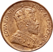 1 Cent - Edward VII obverse image