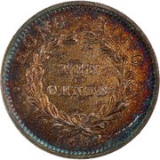 10 Cents - Victoria Trial Strike reverse image
