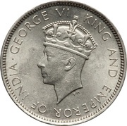 10 Cents - George VI obverse image