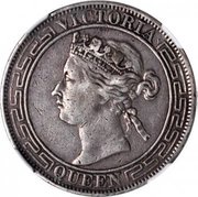 ½ Dollar - Victoria obverse image