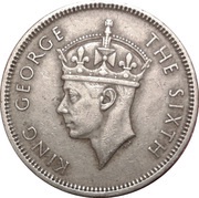 50 Cents - George VI obverse image