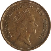 50 Cents - Elizabeth II 3rd portrait obverse image