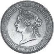 1 Dollar - Victoria Trial Strike obverse image