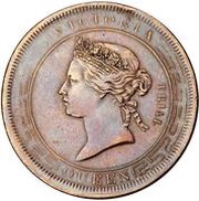 1 Dollar - Victoria Trial Strike obverse image