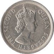 1 Dollar - Elizabeth II 1st portrait obverse image
