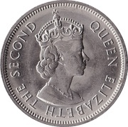 1 Dollar - Elizabeth II 1st portrait obverse image