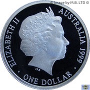 1 Dollar - Elizabeth II 4th Portrait - Masterpieces in Silver - 1940 Shilling obverse image
