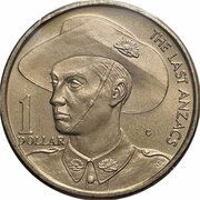 1 Dollar - Elizabeth II 4th Portrait - The Last Anzacs, Australia, 1999-2000 reverse image