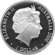 1 Dollar - Elizabeth II 4th Portrait - The Cartwheel Penny obverse image