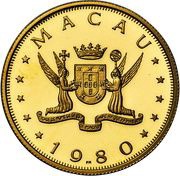 1000 Patacas Year of the Monkey obverse image